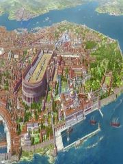 Bìa truyện Xuyên Việt Thế Giới Đích Quân Sĩ Thản Đinh Bảo (穿越世界的君士坦丁堡)